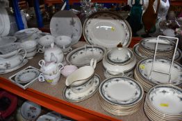 A LARGE COLLECTION OF CERAMIC DINNERWARE to include a Minton 'Grasmere' dinner set consisting of a