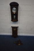 TWO EARLY 20TH CENTURY WALL CLOCKS, condition report: both untested, one clock with loose glass,