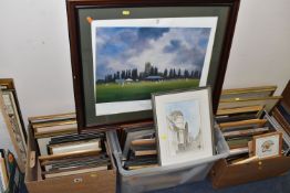 A QUANTITY OF ASSORTED PRINTS ETC, mostly topographical prints, a number being of Norfolk/Norwich