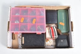 A MIXED COLLECTION OF BADGES AND MEDALS, to include a Special Constabulary medal named to David C