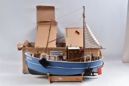 A CONSTRUCTED ROBBE KIT RADIO CONTROL MODEL OF THE FISHING CUTTER 'Antje II', not tested, Kit No.