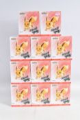 ELEVEN BOXED FUNISM POKEMON LETS GO EVEE TREASURE BOX COLLECTIBLE FIGURES, all figures appear to