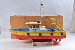 A CONSTRUCTED ROBBE KIT RADIO CONTROL MODEL OF THE FISHING BOAT 'Paula III', not tested, Kit No.