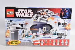 A SEALED BOXED LIMITED EDITION LEGO STAR WARS HOTH REBEL BASE, reference 7666, perforated panels