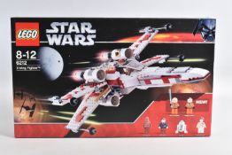 A SEALED BOXED LEGO STAR WARS X-WING FIGHTER, reference 6212, perforated tabs as new, embossed to