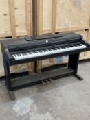 A YAMAHA CLAVINOVA CLP-411 DIGITAL PIANO, condition report: in working order but not PAT tested,