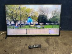 A SAMSUNG UE40NU7120K 40in SMART TV with remote but no stand (PAT pass and working)
