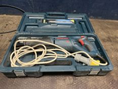 A BOSCH GSA-1100E 110V RECIPROCATING SAW in case (tested and working)