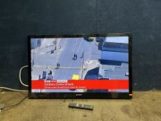 A SONY KDL-40EX723 40in TV with later remote (PAT pass and working) Condition Report: no stand but