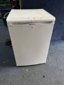 A HOTPOINT UNDER COUNTER FREEZER, width 55cm, depth 60cm, height 85cm (PAT pass and working at -18