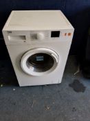 A BEKO WTB820E1W WASHING MACHINE width 60cm, depth 57cm, height 85cm (PAT pass, spin cycle run but