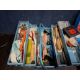 A METAL TOOLBOX AND TWO PLASTIC BOXES CONTAINING TOOLS including Black and Decker drill and - Image 2 of 3