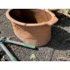 A COLLECTION OF GARDEN PLANTERS, including a large oval terracotta pot with a glazed interior, - Image 2 of 3