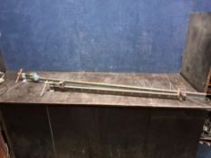 TWO SASH CRAMPS, by Greenwoods 180cm long, and Black Lion 120cm long (2)
