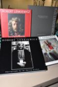 FOUR ROBERT LENKIEWICZ THEMED BOOKS, comprising 'Robert Lenkiewicz Paintings and Projects',