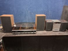 A PANASONIC SA-PM15 HI FI with matching speakers (PAT pass and working but tape doesn't play)along