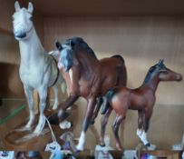 THREE BESWICK HORSES, comprising Connoisseur model 'Champion Welsh Mountain Pony Gredington