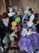 SIX ROYAL DOULTON FIGURES, comprising Enchantment HN2178, Southern Belle HN2229, Charlotte HN2421 (