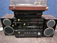 A YAMAHA, SANSUI, PIONEER, MARANTZ, DUAL AND WHARFEDALE COMPONENT HI-FI comprising an A-S500