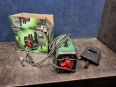 A PARKSIDE PESG 120 B2 ARC WELDER in original box with screen (PAT pass, powers up but not tested