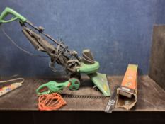 A COOPER GARDEN VACUUM with ripped collection bag (PAT pass and working) and a Black and Decker