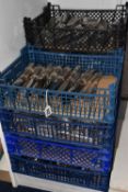 NINE TRAYS OF ASSORTED CUTLERY SETS, various designs EPNS, stainless steel etc Condition Report: