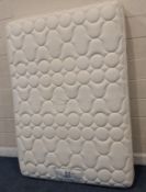 A SEALEY POSTUREPEDIC GOLD COLLECTION 4FT6 MATTRESS, with a divan base Condition Report:general