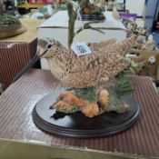 VARIOUS COUNTRY ARTISTS BIRDS comprising ten examples, to include a boxed 'Woodcock with Autumn