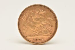 Queen Victoria Gold Half Soveriegn 1901