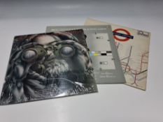 SEVEN PROGRESSIVE ROCK/SYNTH POP AND NOVELTY POP LP'S comprising Jethro Tull - Stormwatch, Ian