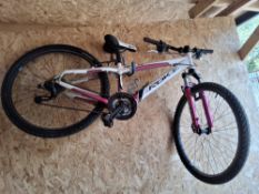 A REEBOK IMPULSE MOUNTAIN BIKE with 24-speed Shimano gears and a 15-inch frame