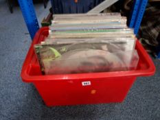 A BOX CONTAINING OVER FIFTY LPs AND 12in SINGLES by The Meteor, Demented Are Go, King Kurt, Long