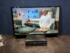 A DIGIHOME 48272SMFHDLED 48in TV and a Toshiba VHS/DVD recorder (both PAT pass and working but NO