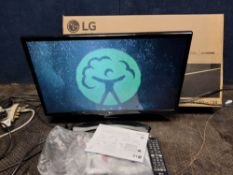 AN LG 24MT49S 24in SMART TV with remote and original box (PAT pass and working)