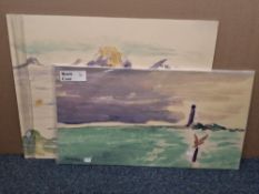 JIMMY HENDRIX (1942-1970) TWO LIMITED EDITION PRINTS, comprising 'Mountain in the clouds',