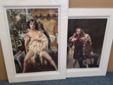 ROBERT LENKIEWICZ (1941-2002) TWO LIMITED EDITION PRINTS FROM THE ST ANTHONY SERIES, comprising 'The