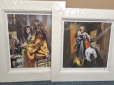 ROBERT LENKIEWICZ (1941-2002) TWO ARTIST PROOF EDITION PRINTS WITH CERTIFICATES, comprising 'Anna