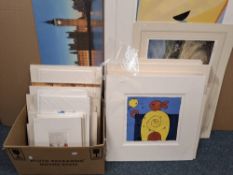 A QUANTITY OF SIGNED LIMITED EDITION PRINTS AND ETCHINGS OF VARIOUS SUBJECTS, artists include Tim
