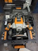 A WORX WX15RT I/2In ROUTER in case with bits (PAT pass and working)