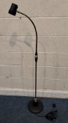 AN ASK SERIOUS READERS FLOOR STANDING READING LAMP Condition Report:overall good condition