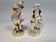 A PAIR OF KING STREET DERBY PORCELAIN FIGURES BY SAMPSON AND HANCOCK, late 19th century to early