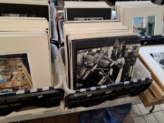 FIVE BOXES AND FIVE CASES OF PHOTOGRAPHIC PRINTS, hundreds of prints in colour and black and