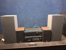 A MISSION, ARCAM, NAKAMICHI AND CELESTION COMPONENT HI FI comprising a PCM mk2 CD player with