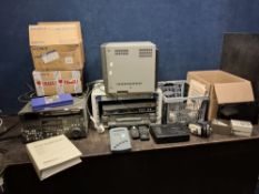A SONY DVW-A500P DIGITAL BETACAM VIDEO RECORDER with two boxes of unused (one sealed box) Sony