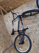 A VOODOO MALICE BMX BIKE with fixed wheel and 10in frame Condition Report:please note this is not an