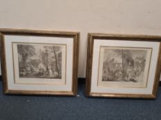 A QUANTITY OF GOOD QUALITY PRINTS to include a set of four high quality framed reproduction prints