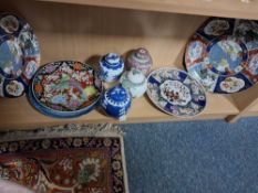 A SMALL GROUP OF CONTEMPORARY FAR EASTERN CERAMICS FROM CHINA & JAPAN comprising four lidded