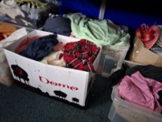 SIX BOXES OF LADY'S CLOTHING to include pieces from makers such as Papaya, Next and Per Una among