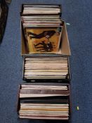 FOUR BOXES RECORDS three of which are album sized carry cases, artists include Cab Calloway, Scott