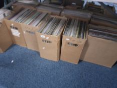 TEN BOXES OF VINYL ALBUMS from artists such as The Pasadenas, Bros, Houghton Weavers, Jimmy